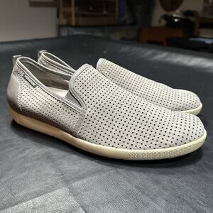 MEPHISTO ULRICH MMMS70 MEN SHOE SIZE 11.5 M GRAY LEATHER SLIP-ON 700